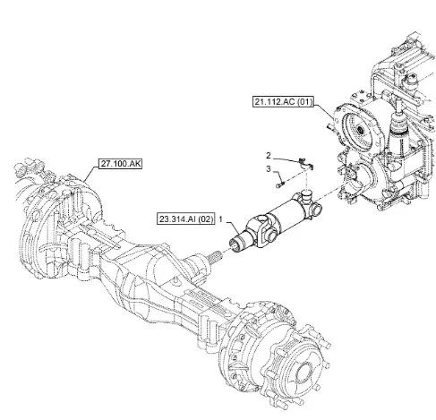 87613924 - вал карданный