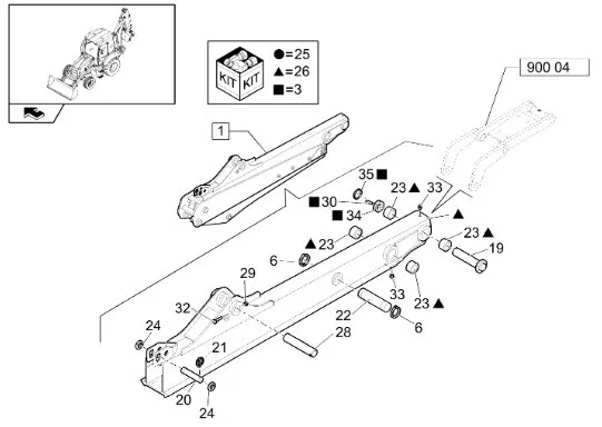 87583485 - Стрела ковша